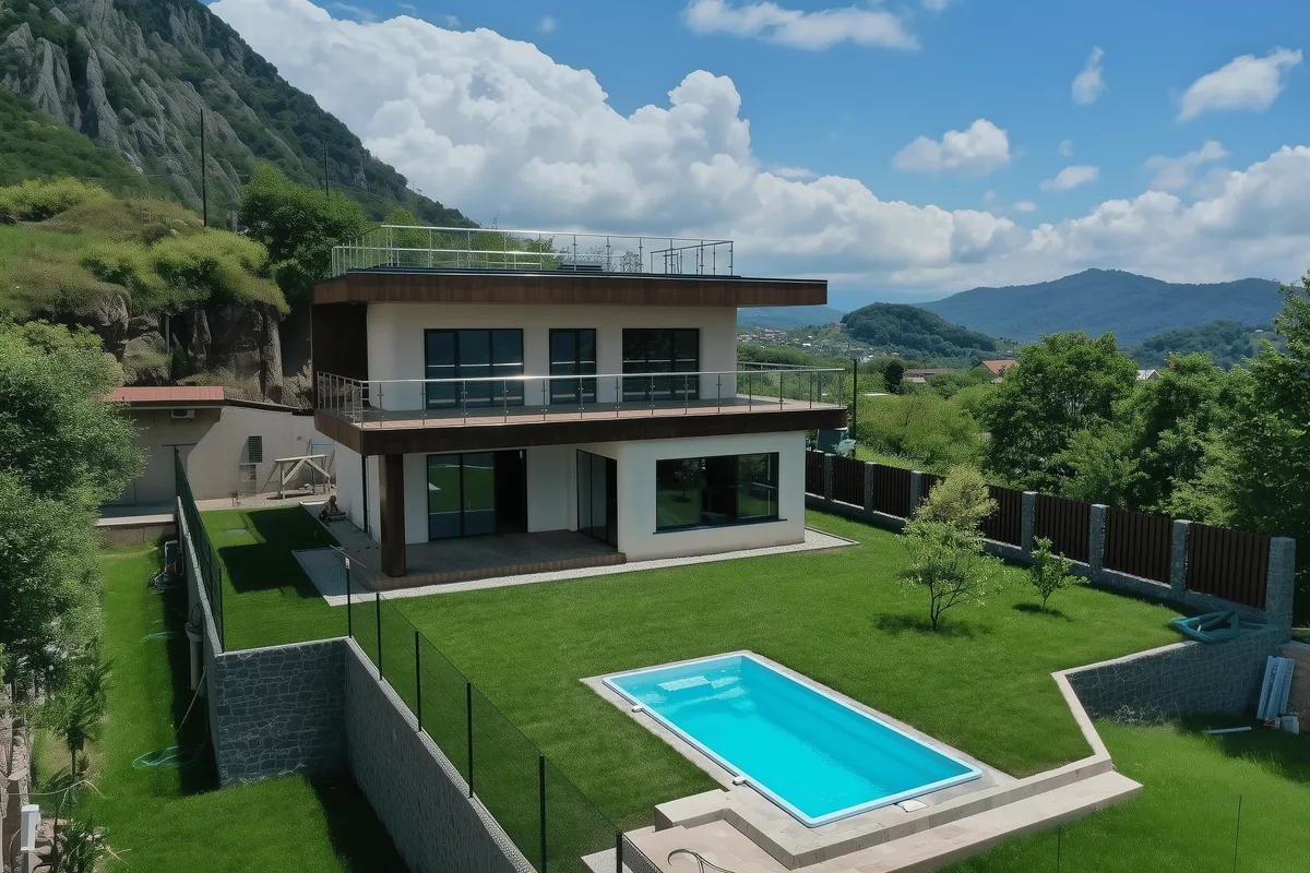 Композитный бассейн Laguna 6 — визуализация в Орске