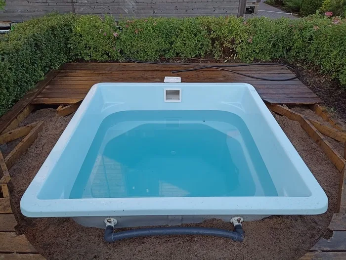 Композитная купель Laguna 2 — установка в Орске